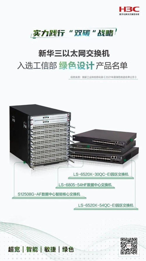 解密新华三交换机入选工信部绿色设计产品名单背后的硬实力